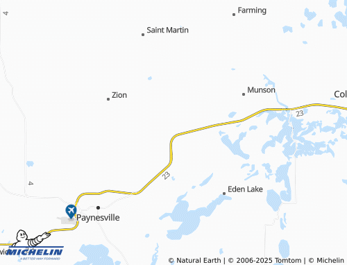 MICHELIN-Landkarte Roscoe - ViaMichelin