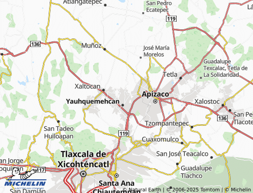 MICHELIN La Luz map - ViaMichelin