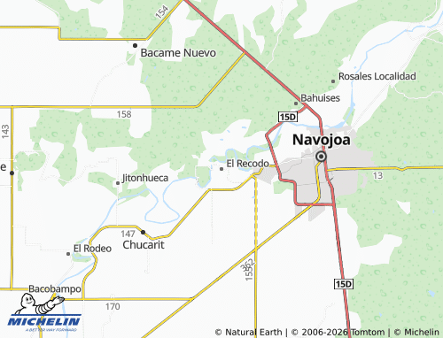Mapa MICHELIN El Recodo - ViaMichelin