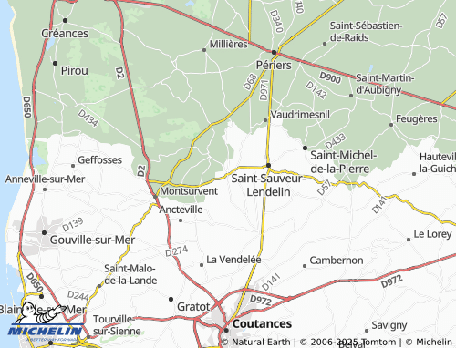 MICHELIN La Ronde-Haye map - ViaMichelin