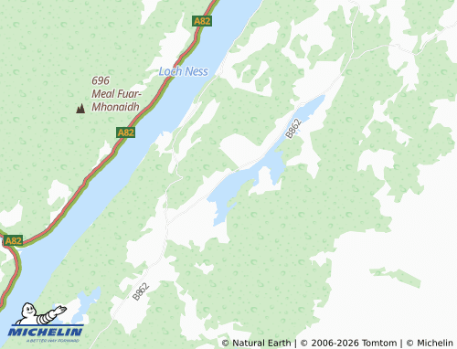 Carte MICHELIN Lochgarthside - ViaMichelin