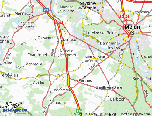 Carte MICHELIN Brinville - ViaMichelin