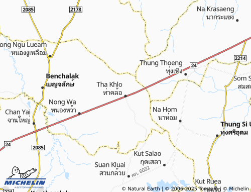 Carte MICHELIN Tha Khlo - ViaMichelin