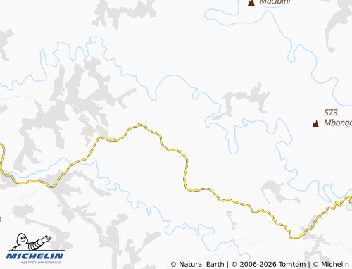 MICHELIN-Landkarte eNtshatshongo B - ViaMichelin