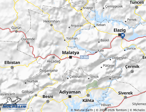 Mappa MICHELIN Battalgazi - ViaMichelin