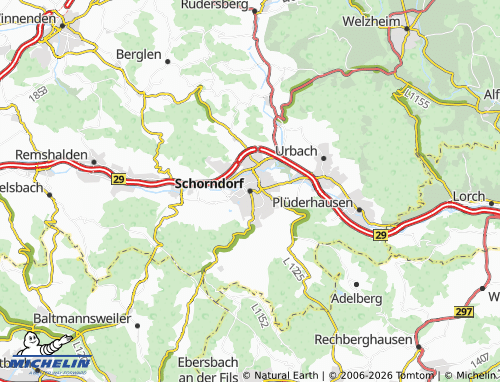 Mapa MICHELIN Schorndorf - ViaMichelin