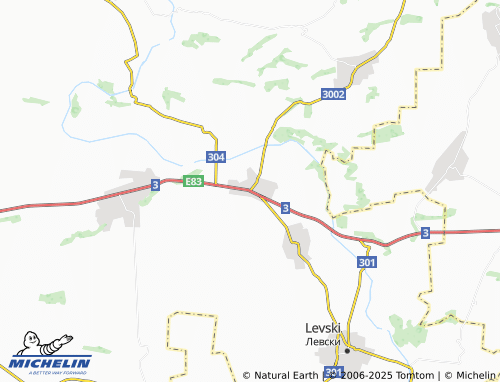 MICHELIN Balgarene map - ViaMichelin