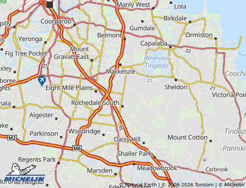 MICHELIN Rochedale map - ViaMichelin