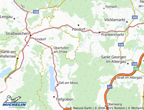MICHELIN-Landkarte Jagdhub Edt - ViaMichelin