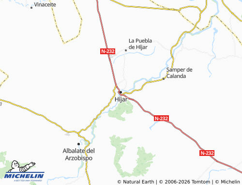 MICHELIN-Landkarte Híjar - ViaMichelin
