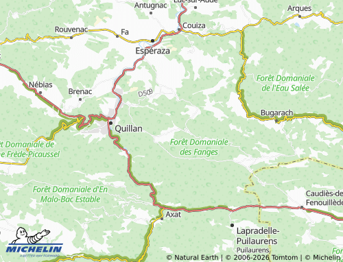 Mapa MICHELIN Saint-Julia-de-Bec - ViaMichelin