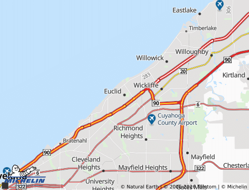 Carte MICHELIN Euclid - ViaMichelin
