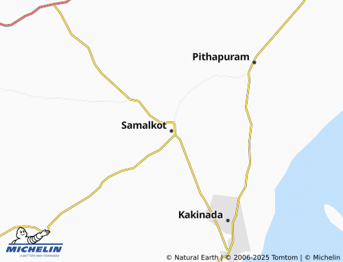 MICHELIN Samalkot map - ViaMichelin