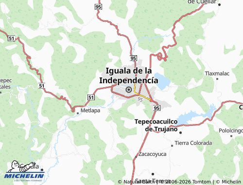 MICHELIN Adolfo López Mateos map - ViaMichelin
