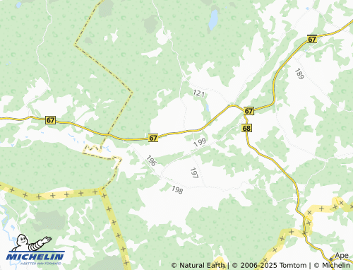 MICHELIN Saru map - ViaMichelin