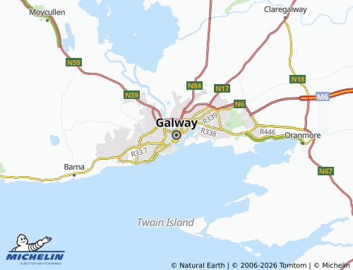 Mappa MICHELIN Galway - ViaMichelin