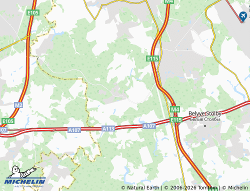 Carte MICHELIN Odintsovo - ViaMichelin