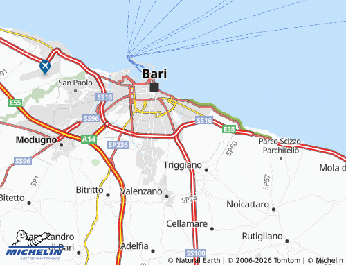 Mapa MICHELIN Mungivacca - ViaMichelin