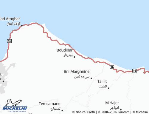 Mappa MICHELIN Budeenar - ViaMichelin