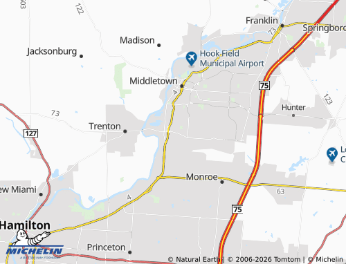 Mappa MICHELIN South Middletown - ViaMichelin