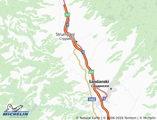 MICHELIN Drakata map - ViaMichelin