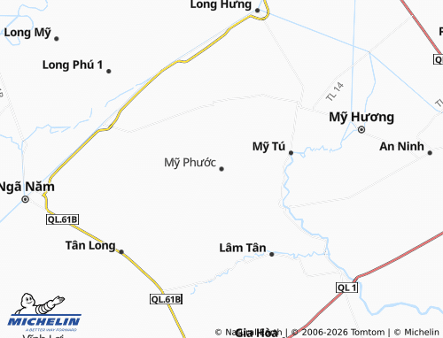 Mapa MICHELIN Mỹ Phước - ViaMichelin