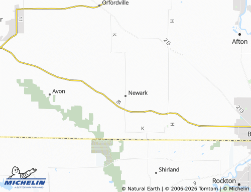 Mapa MICHELIN Newark - ViaMichelin