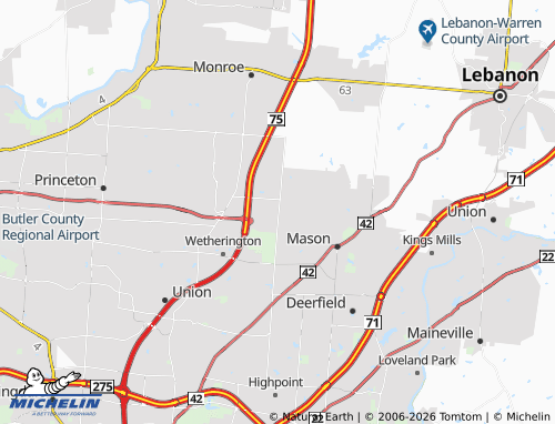 Mappa MICHELIN Four Bridges - ViaMichelin