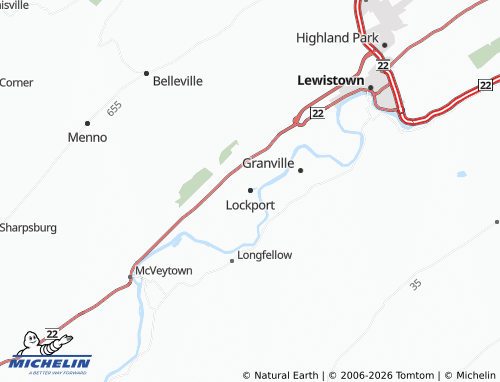 Carte MICHELIN Lockport - ViaMichelin