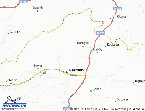MICHELIN Samikale map - ViaMichelin