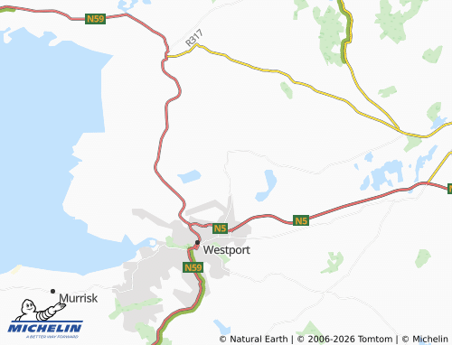 MICHELIN Lisclovaun map - ViaMichelin