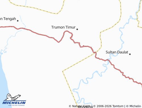 MICHELIN Alur Bujok map - ViaMichelin