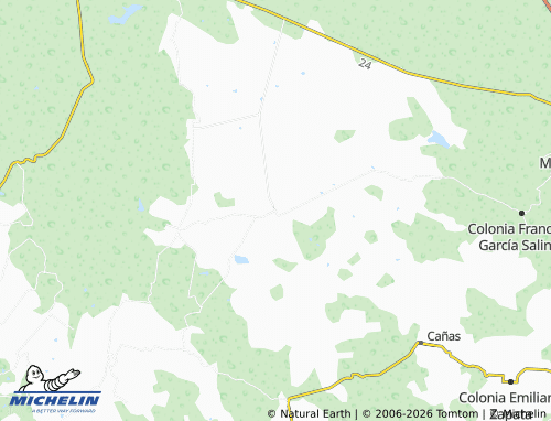Mappa MICHELIN Colonia Progreso de Alfonso Medina - ViaMichelin
