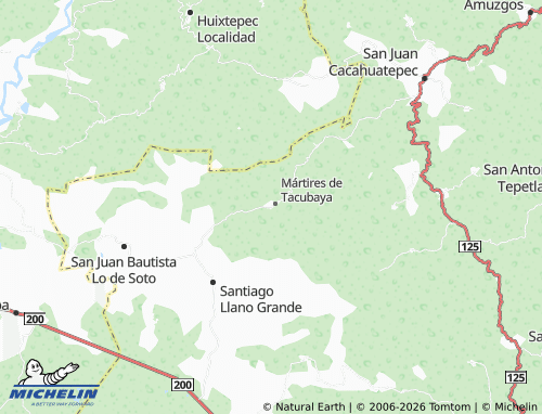 MICHELIN Abajo map - ViaMichelin