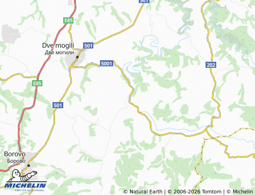 MICHELIN Shirokovo map - ViaMichelin