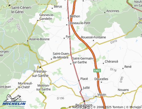 MICHELIN La Hutte map - ViaMichelin