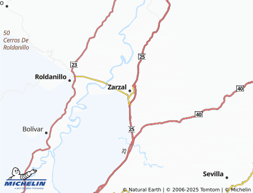 MICHELIN Los Lagos map - ViaMichelin