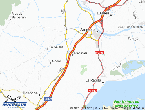 Mapa MICHELIN Freginals - ViaMichelin