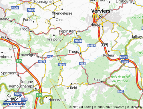 Kaart MICHELIN Mont - ViaMichelin