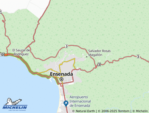 MICHELIN Mar de Cortez map - ViaMichelin