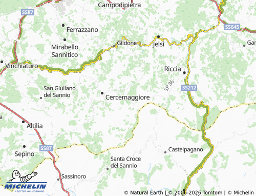 MICHELIN Marcantonio map - ViaMichelin