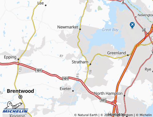 Mapa MICHELIN Newfields - ViaMichelin