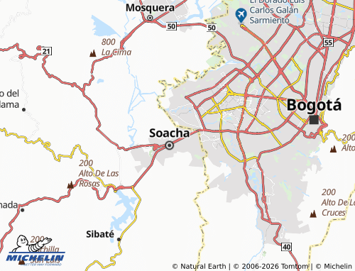 Carte MICHELIN El Trébol - ViaMichelin