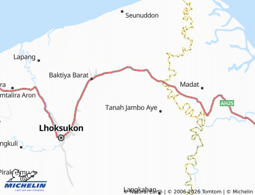 MICHELIN Cot Manyang map - ViaMichelin