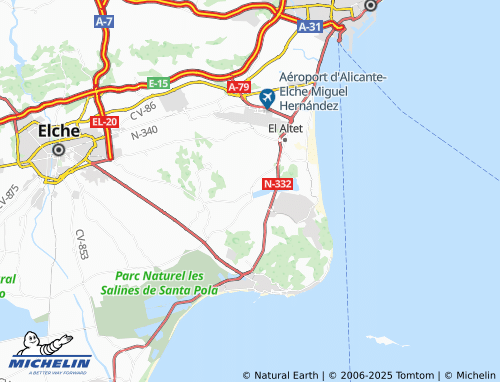 MICHELIN Els Bassars map - ViaMichelin