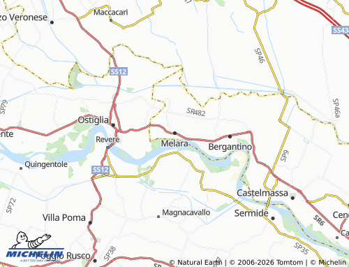 Mapa MICHELIN Melara - ViaMichelin