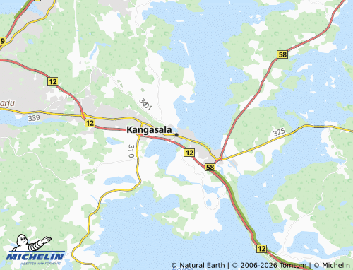 MICHELIN-Landkarte Kangasala - ViaMichelin