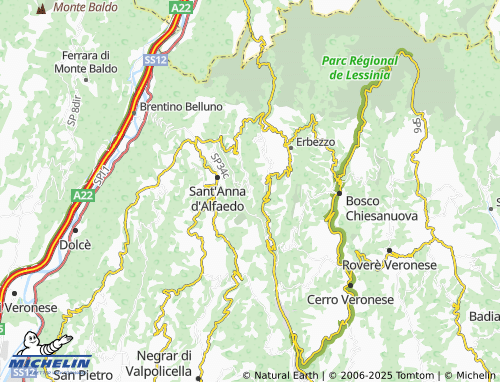 MICHELIN Ceredo map - ViaMichelin