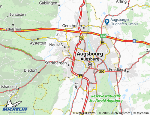 Mapa MICHELIN Kriegshaber - ViaMichelin