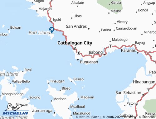 MICHELIN Bunuanan map - ViaMichelin